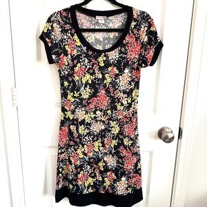 Body Central 90s Babydoll Dress Small S Milkmaid Coquette Floral USA‎ Y2K